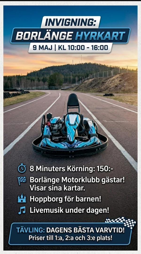 Officiell invigning 9 maj – kom och kör!